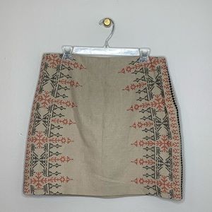 Loft | Aztec Print Skirt